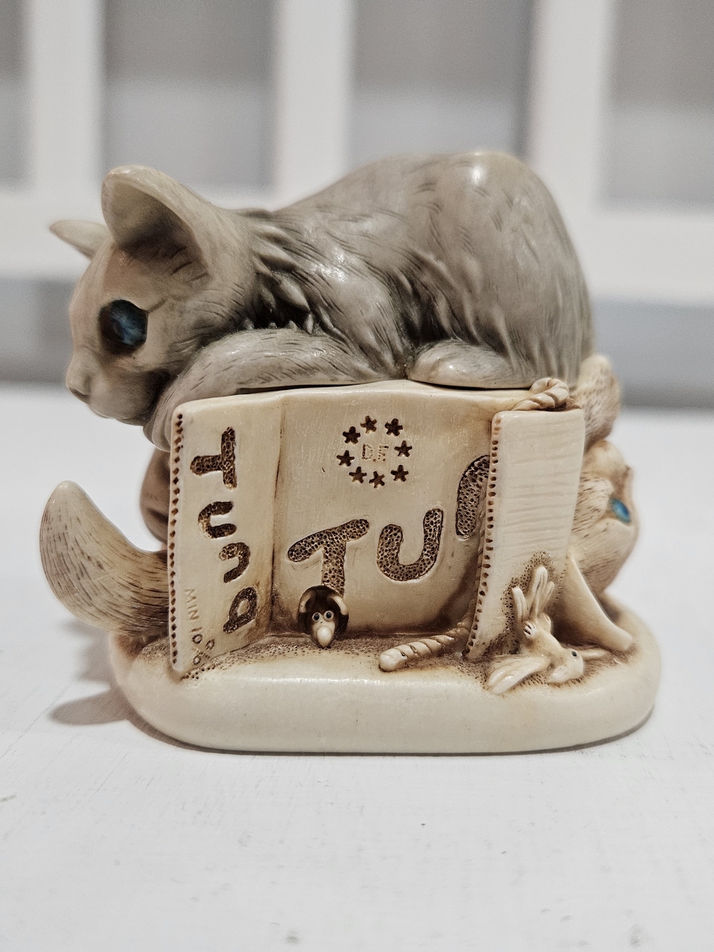 Harmony Kingdom Tony's Tabbies 2 Collectible Trinket Box 2000